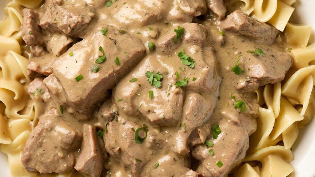 Beef Stroganoff amazing recipe