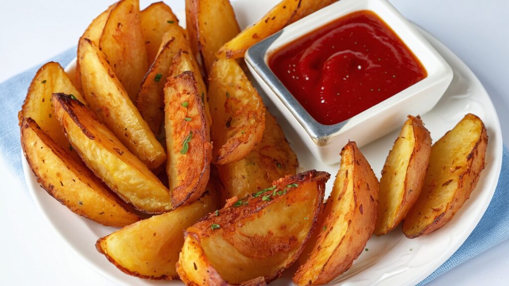 Recipe for Crispy Potato Wedges