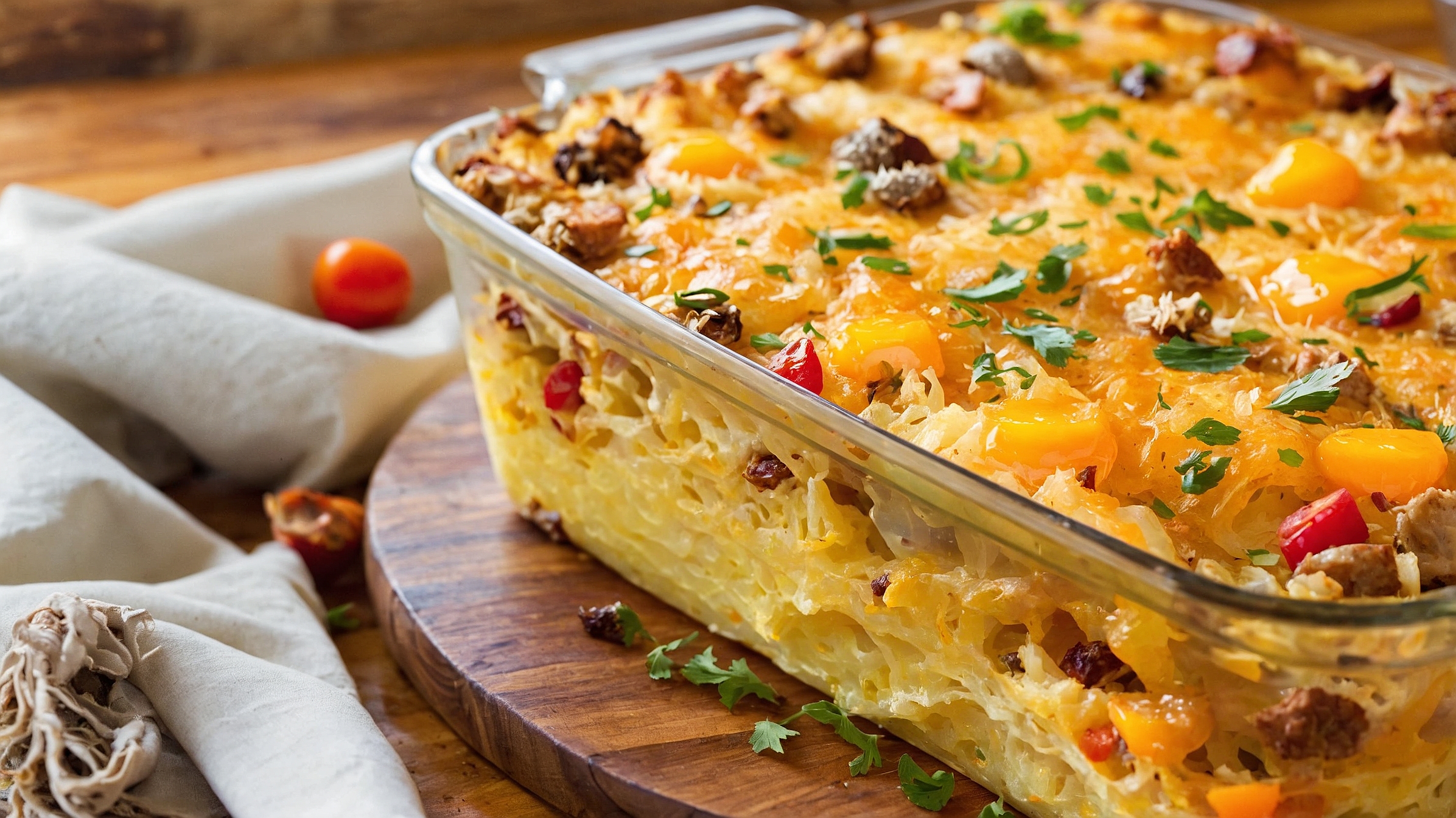 Hashbrown Breakfast casserole 3