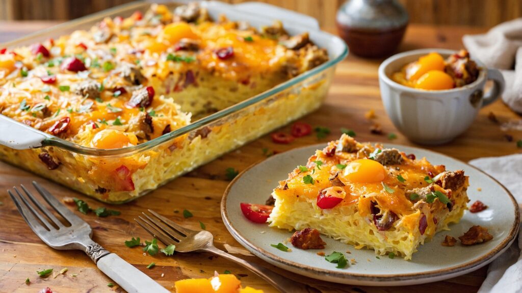 Hashbrown Breakfast casserole 5