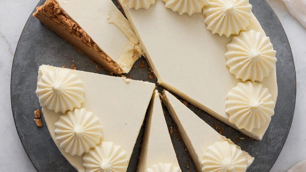 Simple No-Bake Vanilla Cheesecake recipe