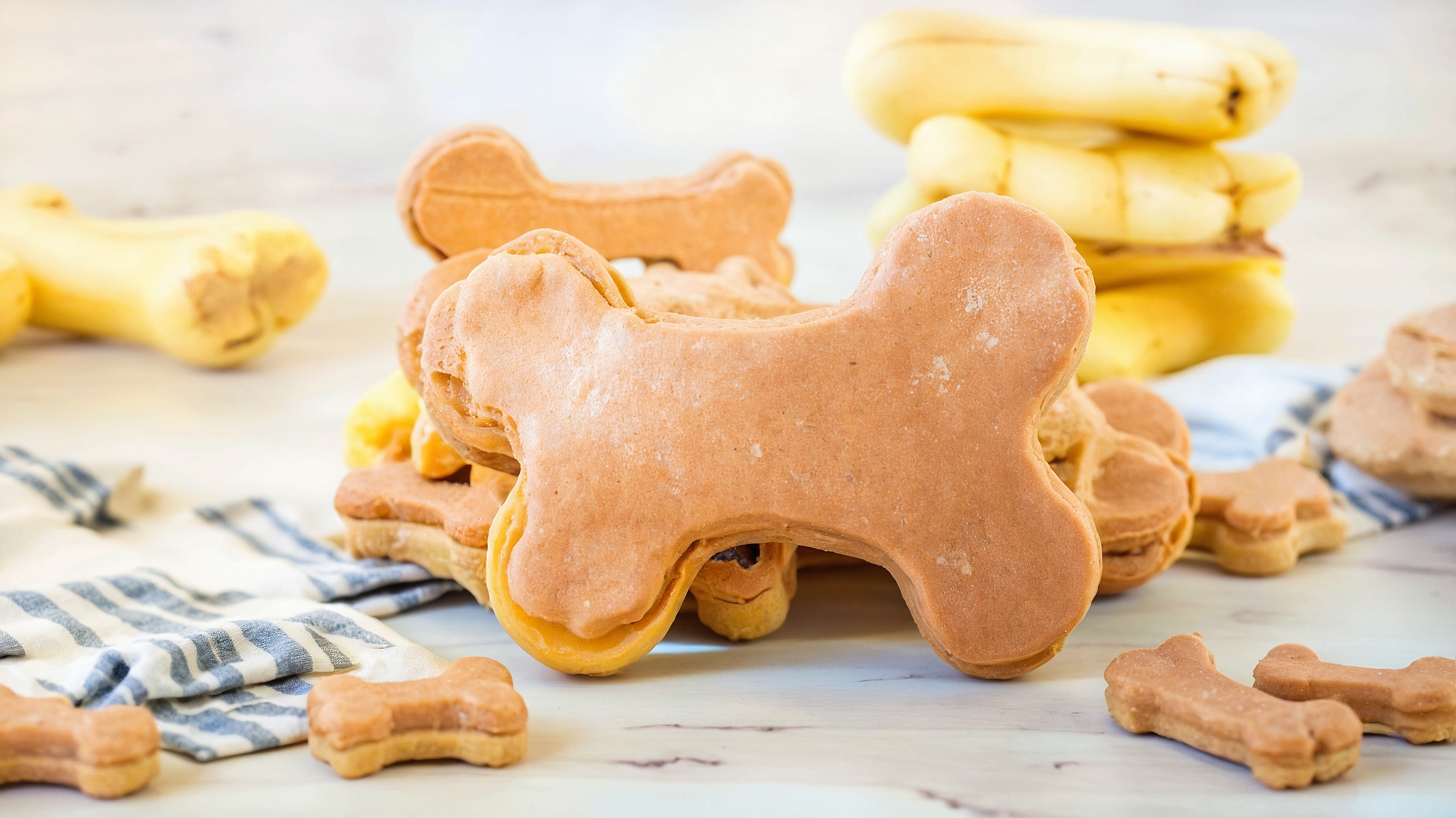Recipe for Peanut Butter Banana Treats for Dogs