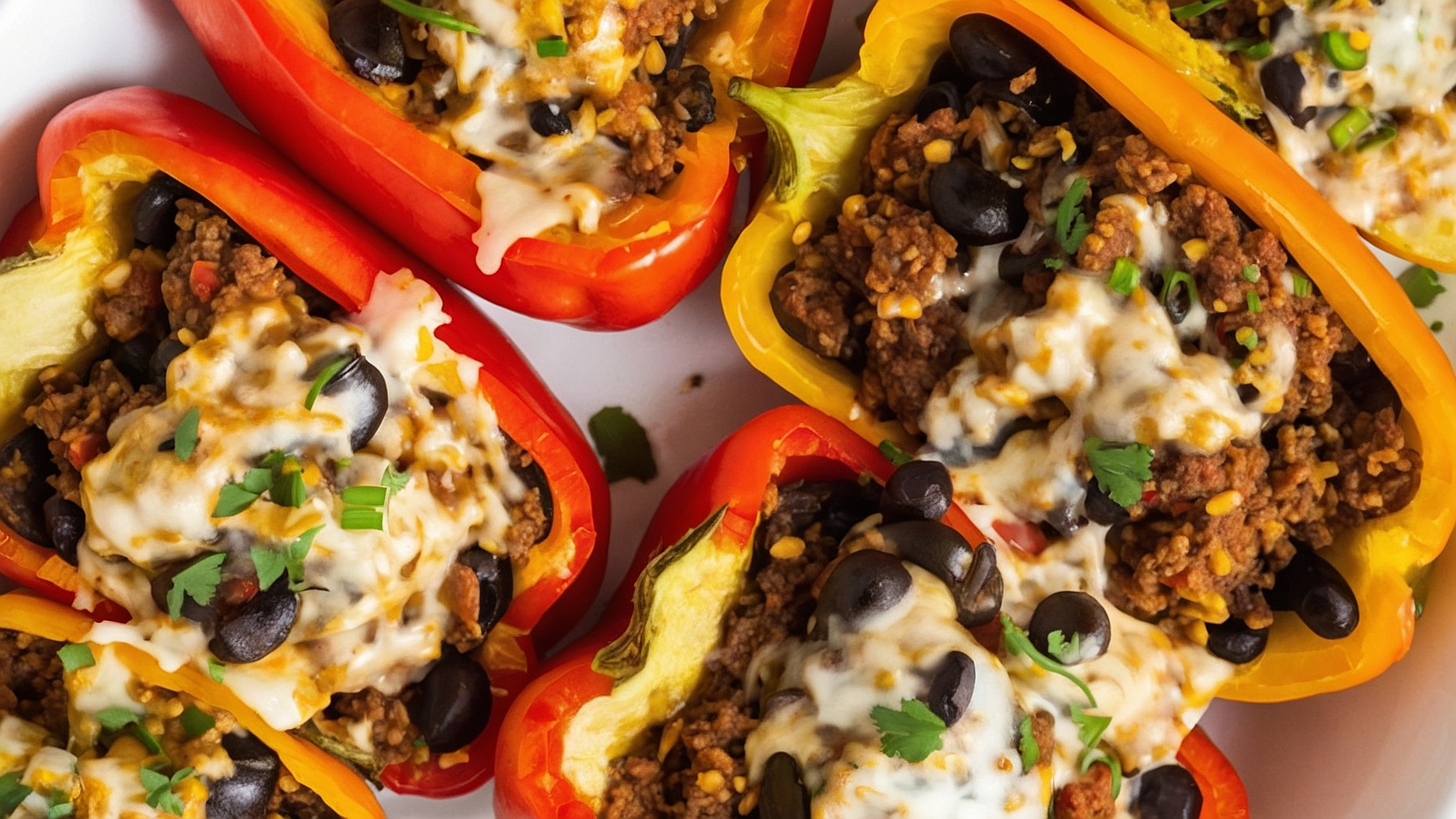 Taco Stuffed Peppers recipe