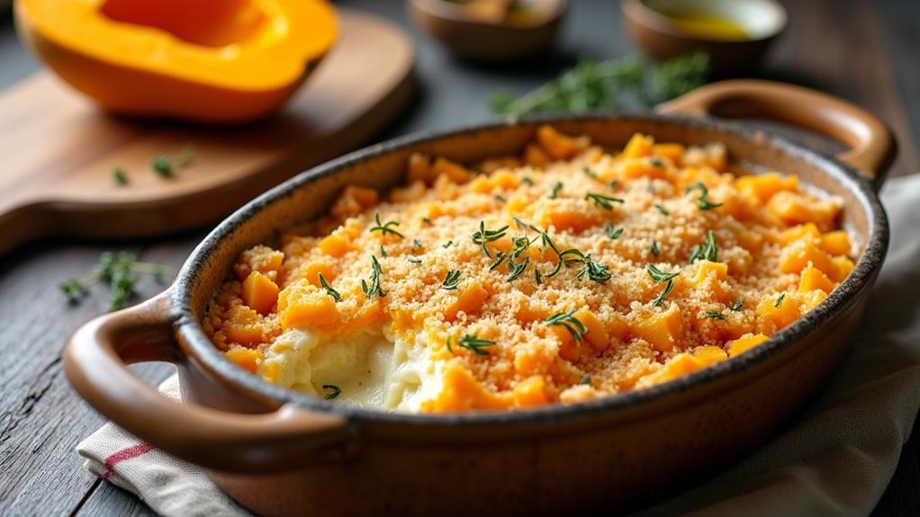 creamy butternut squash dish