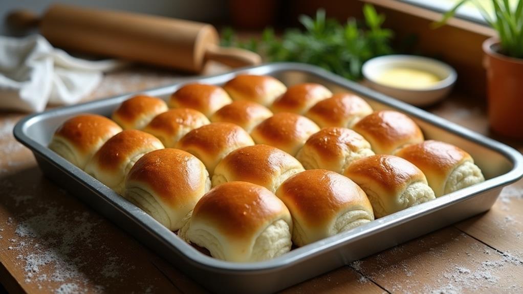 fluffy buttery dinner rolls