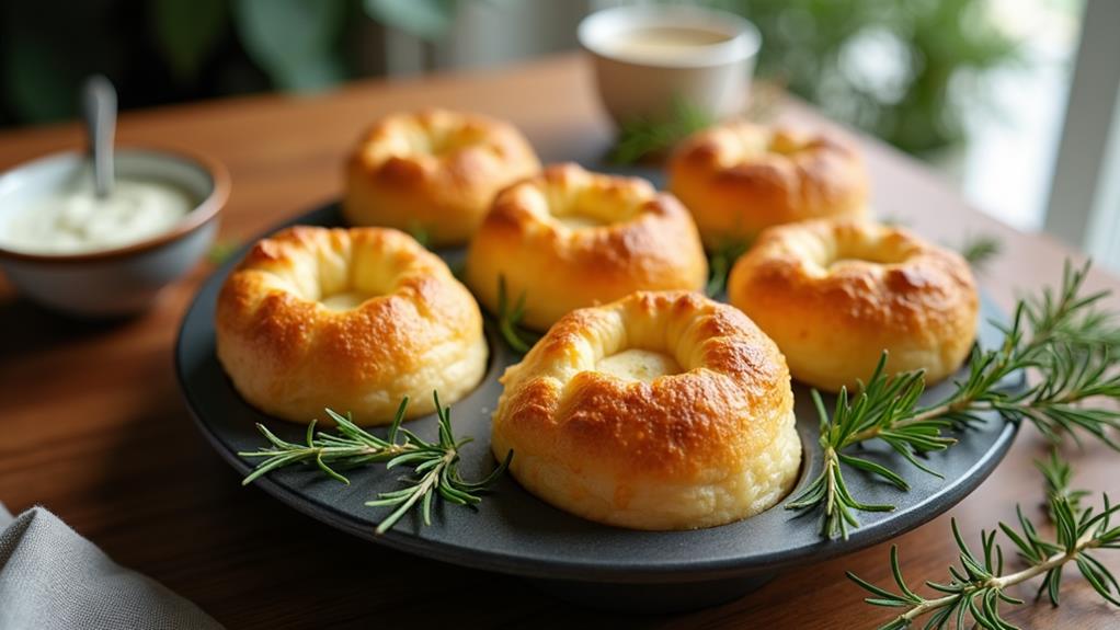 savory herb cheese pastries